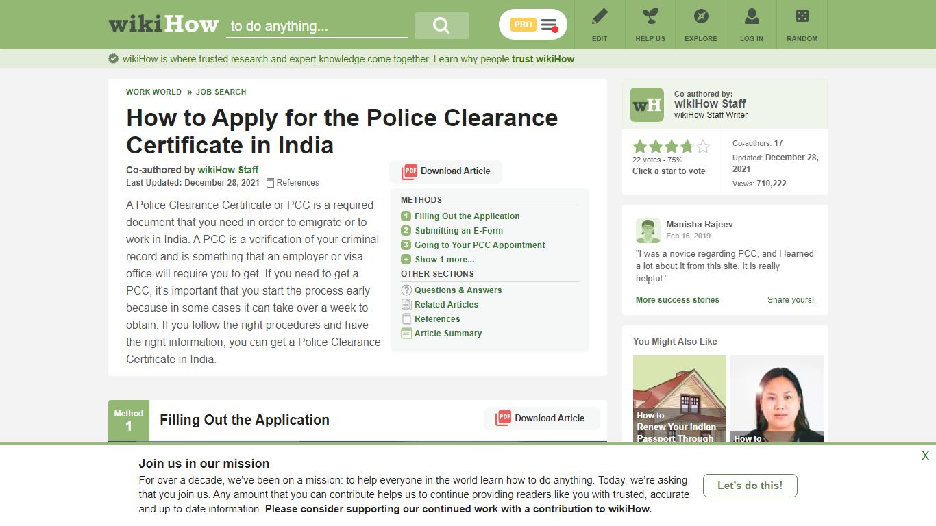 4 Ways to Apply for the Police Clearance Certificate in India - wikiHow